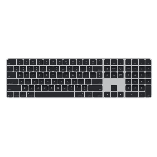 Magic Keyboard with Touch ID and Numeric Keypad for Mac models with Apple silicon (USB‑C) - US English - Black Keys