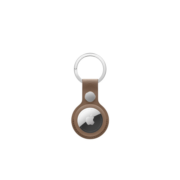AirTag FineWoven Key Ring - Taupe